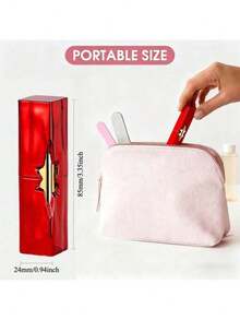 New Creative Fun Cute Lighter( Lipstick/Pink Butterfly/Cute Dinosaur/Pink Heart) - Zinc Alloy Material, Wind-Resistant Flame, And Refillable Butane System - A Must-Have For Discerning Smokers (Butane Gas Not Included) - Một cỡ - Xem 3