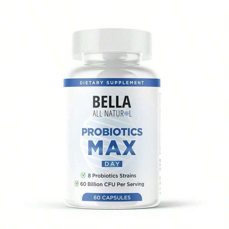 Miriyalyad BELLA Probiotics MAX | 8 Strains, 60 Billion  Per Serving | Daily Gut Health Support Supplement (60 Capsules)[Free Shipping ](2026 Latest Version) - 1件 - 查看 1