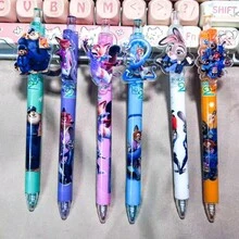 Zootopia City Sticker Pen, Cartoon Fox Nick And Cute Rabbit Judy, Student Stationery Style, With Removable Pen - Patch Neutral Pen - View 3