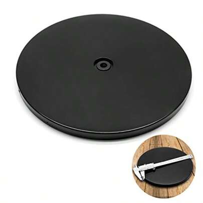 Jersvims Plato giratorio acrílico transparente de 8 pulgadas para organizador de tornamesa, para cocina, despensa, escritorio, estantería, decoración de pasteles y galletas