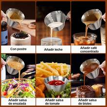 Tendencia2 Tazas Medidoras De Café Espresso Vaso Medidor Leche 100ml PlateadoCalidad premium - 1 - Ver 9