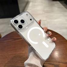 1pc New Minimalist Transparent TPU Protective Case Compatible With Apple 17 Pro Max, 16/16 Pro Max/15/15 Pro Max/12 Pro Max/13 Pro Max/14 Pro Max, 13, 14, 11, 12P, 14P, 11P, 12, XS, XR, 7/8P, 7/8, Galaxy S25 Ultra, S24 FE, S23, A13 4G, A22, A21S, A51 4G, A52, S22 Ultra, A35 5G, A56, Redmi 10, Redmi Note 11 4G, Redmi 11 Lite, A53 TPU, A14, A23, S23 Ultra, S24, A14, A15, S23, A73, A15, A34, Redmi Phone Cases - Clear - View 4