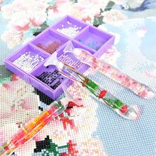 Resin Diamond Painting Pen, Dot Drill Art Pen With G Lue Clay, Trays, Clay Boxes And Various Tips, Diamond Painting Art Tools Accessories For DIY Hobby (Sea Shells) - 鑽石筆(貝殼) - 查看 4