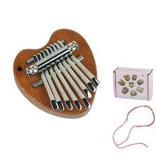 High-Quality 8-Key Kalimba: Finger Piano, Thumb Piano, 8-Key Kalimba, Mini 5-Finger Piano, Portable Thumb Piano, Niche Musical Instrument, Suitable For Gatherings And Gifts, An Ideal Gift Choice. - Multicolor - View 14