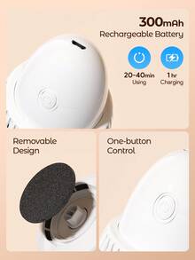 JMMO 1PC New Electric Foot Grinder For Removing Dead Skin, Charge,Calluses, And Feet. Household Exfoliation And Foot Grinding M