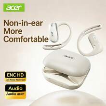 Acer Tai nghe Bluetooth OHR517: Thiết kế móc tai nhẹ, vừa vặn thoải mái, phù hợp cho thể thao và chạy bộ. Bluetooth 5.4 cho kết nối ổn định. Khử tiếng ồn khi gọi. Màu xanh băng. - Xanh băng - Xem 2