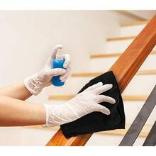 Kitchen Bar Mops, Pack Of 12, 16 By 19 Inches, 1OO% Cotton Super Absorbent Black Towels, Multi-Purpose Cleaning Towels For Home And Kitchen Bars,12Pack,Black - 黑色 - 查看 8