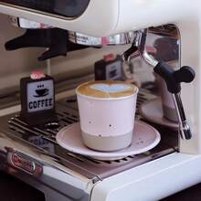 Minimalist Ceramic Cup & Saucer/Plate Set - Sleek Glazed Craft Coffee/Tea & Snack Serving Set For Daily Home Use, Parties, Weddings, Gifting & Office Settings - Multicolor - View 9