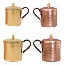 TendenciaCobre 350 Ml Martillado Vaso Taza For Té DeCalidad premium - 1 - Ver 8