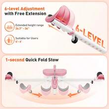 FLYBIRD Updated Leg Stretcher, Leg Stretcher Machine For Flexibility And Relieving Hip Tightness, Heavy Duty Split Machine Stretcher For Home Gym Split Machine Training Fitness - hồng - Xem 3