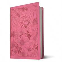 NLT Large Print Premium Value Thinline Bible Filament-Enabled Edition LeatherLike Garden Pink - As Pic - View 5