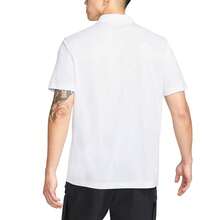 Áo Polo thể thao ngoài trời Nike Court Dri-FIT Logo màu trơn, màu trắng - trắng - Xem 4