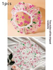 10个装印花浴帽，男女通用一次性护发浴帽，可爱淋浴/浴缸配件，趣味设计 | 贴合头部，沐浴用品 - 彩色 - 查看 9