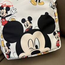 迪士尼米奇老鼠背包，时尚卡通手提包/单肩包，适合大学、生日礼物、返校礼物、日常通勤、旅行和购物，大容量，可用作购物袋、沙滩包、野餐包，适合女性和迪士尼粉丝，休闲旅行，趣味配饰，单肩设计，便携购物袋 - 彩色 - 查看 8