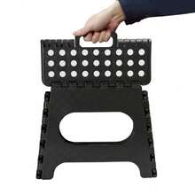 Large 150KG Folding Step Stool Multi Purpose Heavy Duty Home Kitchen Foldable - Black - View 7