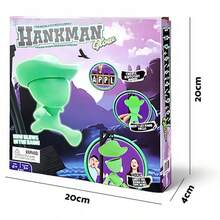 1 Bộ trò chơi đoán chữ phát sáng trong bóng tối 8in*8in*1.6in - Trò chơi để bàn Hangman, có con quay và biểu tượng H-A-L-K, chất liệu nhựa, thích hợp cho gia đình đi du lịch, thử thách đoán chữ di động, không cần bút và giấy, phù hợp cho tiệc tùng, du lịch, đêm chơi game người lớn, tiệc chủ đề kinh dị. - Nhiều màu - Xem 9