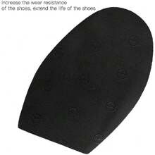 Material de la estera de goma, suelas de zapato antideslizante resistente al desgaste media suela de goma protector para zapatos casuales zapatos de cuero sandalias zapatillas(Negro),37361965 - Naranja - Ver 6