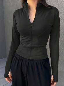 Women Coats - Black - View 3