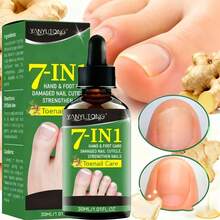 7Days Nail Care Oil With Ginger, Nail Care Solution For Hands & Feet - Hypoallergenic Moisturizing For Dry, Weak & Brittle Nails - Daily Use To Strengthen & Hydrate Nails With Long-Lasting Shine, Gentle Formula For Clean & Healthy Nails 1.01oz/Pc - 10g - 查看 2