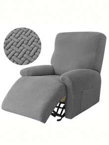 1pc Elastic Recliner Sofa Cover, Soft Stretchy Washable Furniture & Pet Protector