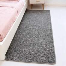 1件装现代菠萝图案防滑门垫 - 速干、耐用、长方形地毯，适用于入口和浴室，厚实涤纶混纺面料，PVC底背，防污，灰色，浴室地毯 - 灰色 - 查看 13