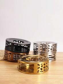 Stainless Steel Tea Kettle, Tea Warmer, Heater, Desktop Warmer, Heating Stove, Candle Tea Warmer, Outdoor Tea Maker. Thick Material, Durable, Even Heat Conduction, Compact Design, Easy To Carry.