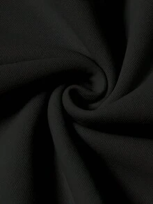 Autumn And Winter Hot Products Men's Hooded Sweatshirt - Pure Black Pullover, Simple Street Style With Front Pocket, Machine Washable Loose Sweatshirt, Suitable For Daily And Formal Occasions - From Casual To Formal - Unisex Design - Soft Fabric, Suitable For Outdoor Activities And Daily Use - Simple Drawstring Hooded Top - Multifunctional Pure Black Layered Hoodie, Men's Hoodie, Essential Hoodie Classic Versatile - 黑色 - 查看 5