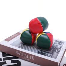 3pcs/6pcs/12pcs Set Leather Round Beanbags, Outdoor Activity Toss Beanbag Game