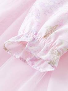 mini bala 2026 Spring Chinese Style Soft & Sweet Baby Girl Dress - Pink - View 9