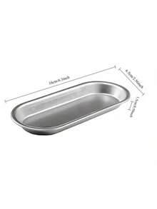 French Hot Dog Bun Mold, Anodized Aluminum Alloy Non-Stick Easy-Release Baking Pan, Suitable For Weddings, Family Gatherings, Christmas, Homemade Pastry Making, Cake Mold Creation, Bread Baking Pan, Standard Flat Pan, Rectangular Shape, Non-Stick Coating, Lightweight Baking Tool - Multicolor - View 8