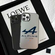 Funda de teléfono compatible con  17 16e 16 15 14 13 12 11 Pro Max 8 7 Air Plus Racing Sports A-AlpineS T-Team, funda trasera mate anti-caída, funda compatible con  17 pro max, funda  17 pro, funda  17, funda  16 pro max - CYB-326CY19A8 - Ver 5