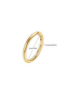 1 pieza Aro/Pendiente para la nariz de acero inoxidable 316L hipoalergénico con bisagra, unisex, apto para la nariz, cartílago, hélix, pendiente en espiral para la nariz en plata/oro/negro, joyería de perforación corporal genuina - Multicolor - Ver 28