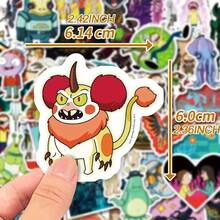 Warner Bros 50PCS Rick And Morty Official Licensed Waterproof Vinyl Stickers For Laptop Phone Skateboard Helmet Frame Cup Guitar DIY Decor Birthday Mothers Day Gift For Mom Dad Friends Party