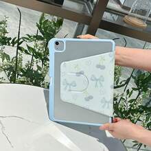 1pc Lightweight 360-Degree Rotating Personalized/Creative/Funny TPU Tablet Protective Case With Pencil Slot, Compatible With IPad 10.9/10.2/Air 5th Gen/Pro11/10th/9.7/Air 2/IPad (7th Gen)/IPad (8th Gen)/Pad Air 4/5/Pad Pro11/IPad 10th Generation 10.9-Inch 2022 Smart Case, IPad Air 13(M3 2025)/Pad Air 11(M3 2025)/Pad Air11(M3 2025)/Pad 11(A16 2025) - Multicolor - View 5