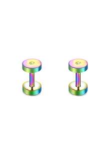 CIZME 2 chiếc khuyên tai nong tai đơn giản bằng thép không gỉ, nút bịt tai dạng ống, kích thước 1.6mm/2mm/3mm/4mm/5mm/6mm/8mm/10mm, kiểu dáng PUNK, trang sức xỏ khuyên tai cho nam nữ, thích hợp đeo hàng ngày, làm quà tặng dự tiệc. - Khuyên tai - Xem 26