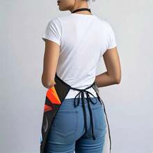 1PC Mazinger Z Robot Apron With Rock Hand Gesture Design Classic Anime Mecha Character Print Cooking Baking Kitchen Wear For Otaku Fans Retro Japanese Robot Graphic Apron - Multicolor - View 9