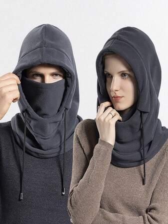 3-In-1 Cycling Warm Balaclava Neck Gaiter Face Mask, Windproof & Cold-Proof