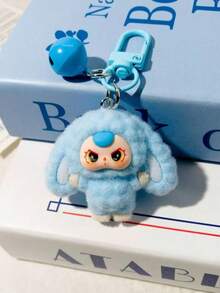 3D Cartoon Bell Big Ear Keychain Pendant, Suitable For Hanging On Keychains, Suitable For Women, Students, Handbags, Backpacks, Etc., Can Be Used As An Accessory - Multicolor a - View 14