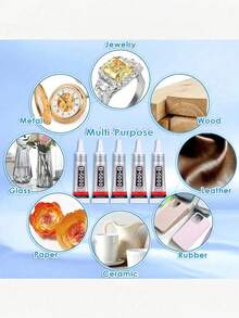 B6000 Handmade Crystal Glue, 25/50/110ml Transparent B-6000 Super Jewelry Glue, Transparent Industrial Adhesive Suitable For Fabric, Phone Repair, Jewelry Making, Crystal Stone Setting, Nail Art, Stone, Wood, Glass, Etc. - B6000 - View 4