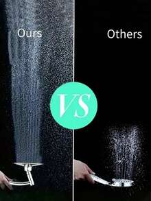 6-Inch Round Shower Head Set - Rotatable, Universal-Adjusting Rain Shower System. Featuring A Plastic Construction With A Finish, This Wall-Mounted Set Includes A High-Pressure Rain Shower Head And An Adjustable Shower Arm. - 6-inch Round - View 11