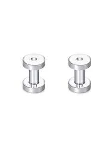 CIZME 2 chiếc khuyên tai nong tai đơn giản bằng thép không gỉ, nút bịt tai dạng ống, kích thước 1.6mm/2mm/3mm/4mm/5mm/6mm/8mm/10mm, kiểu dáng PUNK, trang sức xỏ khuyên tai cho nam nữ, thích hợp đeo hàng ngày, làm quà tặng dự tiệc. - Khuyên tai - Xem 27