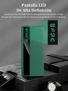 Power Bank Batería Portátil 20000mah Con luz LED,Carga rápida incorporados Pantalla LED digital cargador portátil, - Multicolor - Ver 4