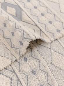 波西米亚风加厚沙发垫套，沙发保护套，加厚沙发毯，沙发装饰，防滑坐垫，防猫抓，柔软绒面面料，硅胶底背，四季通用沙发套 - 灰色 - 查看 9