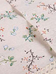 Microwave Oven Cover Dustproof Cotton Machine Protector Decorative Kitchen Appliance Cover With 2 Side Storage Pockets 13.78x39.37inches - 花朵 - 查看 7