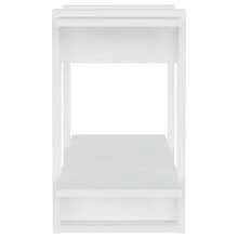 Larryhot Libreria/Divisorio Bianco 80x30x51 cm, Facile da assemblare, dall'estetica elegante e raffinata, pratica per riporre gli oggetti, la scelta ideale per l'organizzazione e la decorazione domestica - Bianco - Visualizzare 5