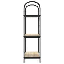 Larryhot Estante de libros Roble Sonoma 60 x 30 x 109 cm, Fácil de montar, elegante y hermoso, y conveniente para almacenar artículos, es una opción ideal para el almacenamiento y la decoración del hogar. - Marrón - Ver 6