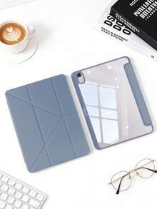 1個壓克力薰衣草柔觸平板保護殼，多角度支架適用於 Ipad Mini6/Mini7/Air/Air2/9.7/10.2/10.5/Air4/Air5/10.9/Pro11/10th/12.9/Air 11-In.(M2)-2024/Air 11-In.(M3)-2025/ (A16) 11 吋第11代 2025 /Air 13-In.(M2)-2024/Pro 11-In.(M4)-2024/Pro 13-In.(M4)-2024，部分機型含鏡頭框，支架 20% 折扣，內建筆槽，不含觸控筆 - 燻衣紫 - 查看 2