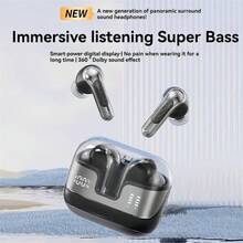 Type-C Wireless In-Ear Headphones With LED Display, Long Battery Life, Compact Design For Music Enjoyment - In-ear Style With Multiple Colors Available - View 2