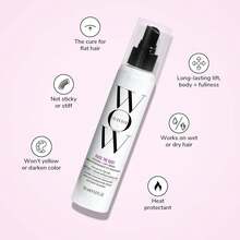 Root Lift Wonder Spray For Fine Flat Hair, All-Day Volume, Color-Protect Formula, Lightweight & Non-Dulling, Quick Style Booster - Trang phục trang trọng - Xem 3