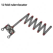 十二面多角度测量尺，铝合金折叠尺，瓷砖孔定位器，木工瓷砖通用尺，地面孔折叠角度尺，通用折叠尺孔定位器，多功能瓷砖工具，瓷砖孔测量尺，多角度测量工具尺